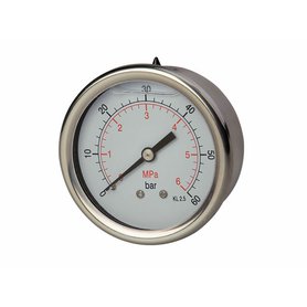 Manometer GZ 63mm 1/4 0-10bar ZADNÝ